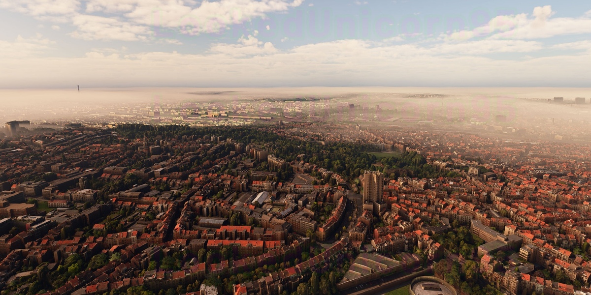 A highly detailed city shows what the Microsoft FS2020 will be capable of